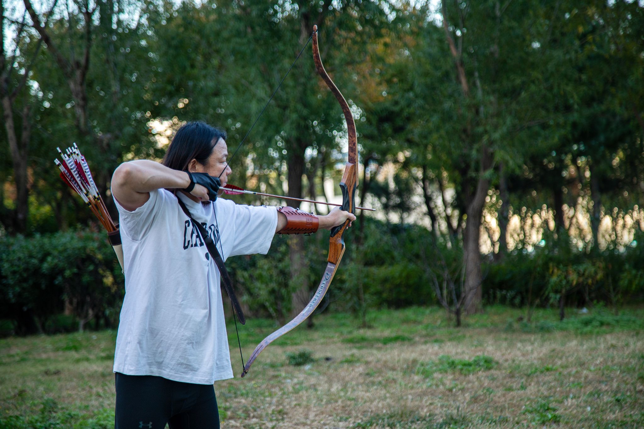 Mesa Recurve Dark Woodgrain